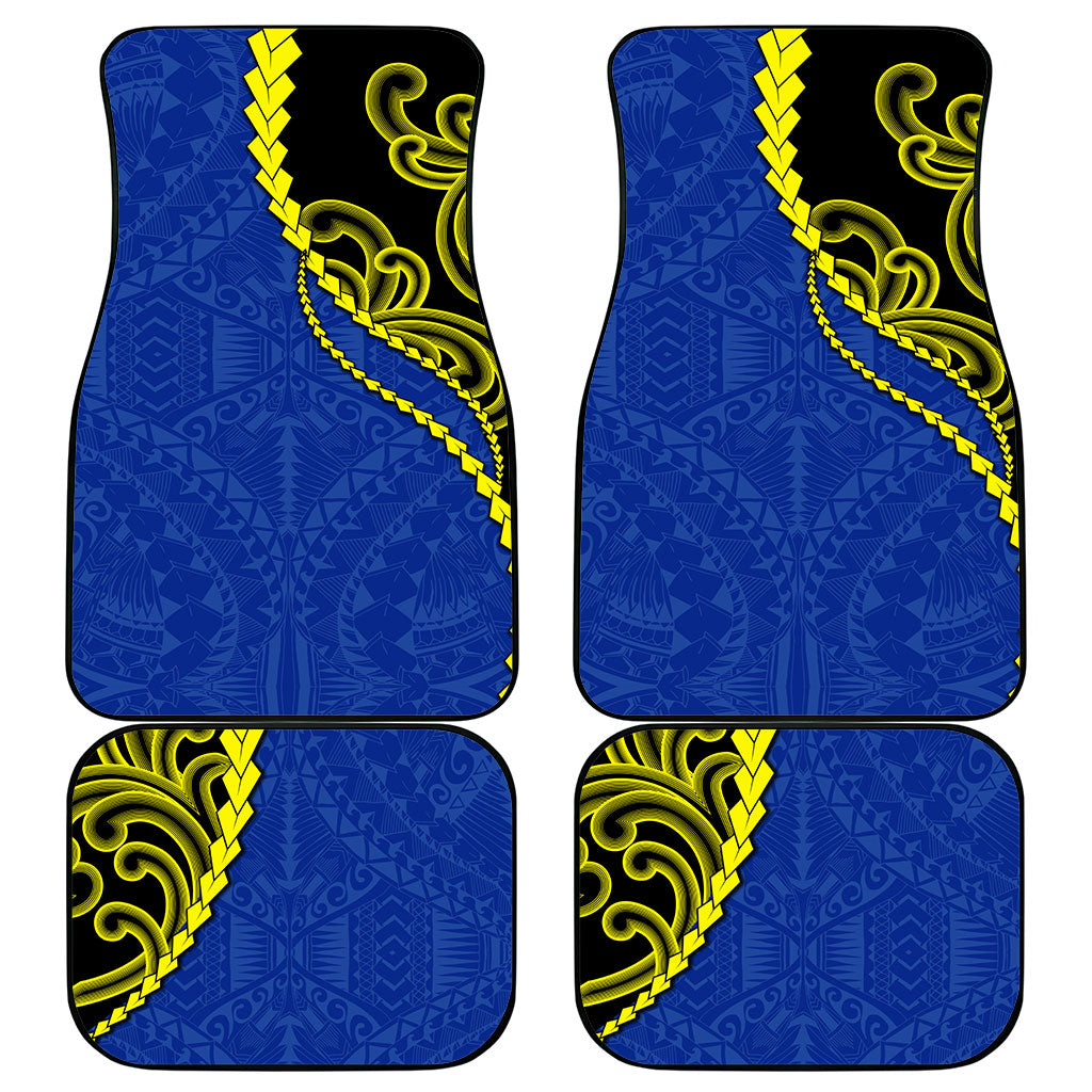 Federated States Of Micronesia FSM Car Mats Pacific Islander Tribal Swirl Geometric Pattern TS04 - Polynesian Pride