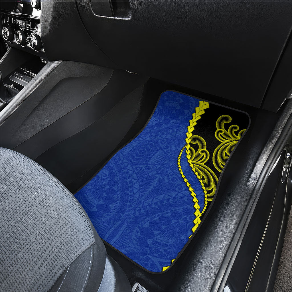 Federated States Of Micronesia FSM Car Mats Pacific Islander Tribal Swirl Geometric Pattern TS04 - Polynesian Pride