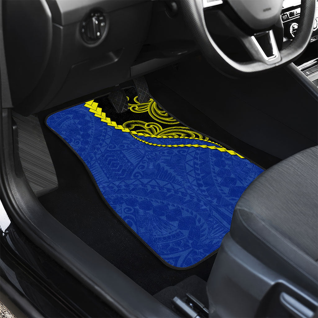 Federated States Of Micronesia FSM Car Mats Pacific Islander Tribal Swirl Geometric Pattern TS04 - Polynesian Pride
