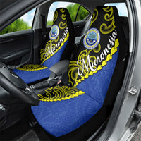Federated States Of Micronesia FSM Car Seat Cover Pacific Islander Tribal Swirl Geometric Pattern TS04 - Polynesian Pride