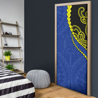 Federated States Of Micronesia FSM Door Cover Pacific Islander Tribal Swirl Geometric Pattern TS04 - Polynesian Pride