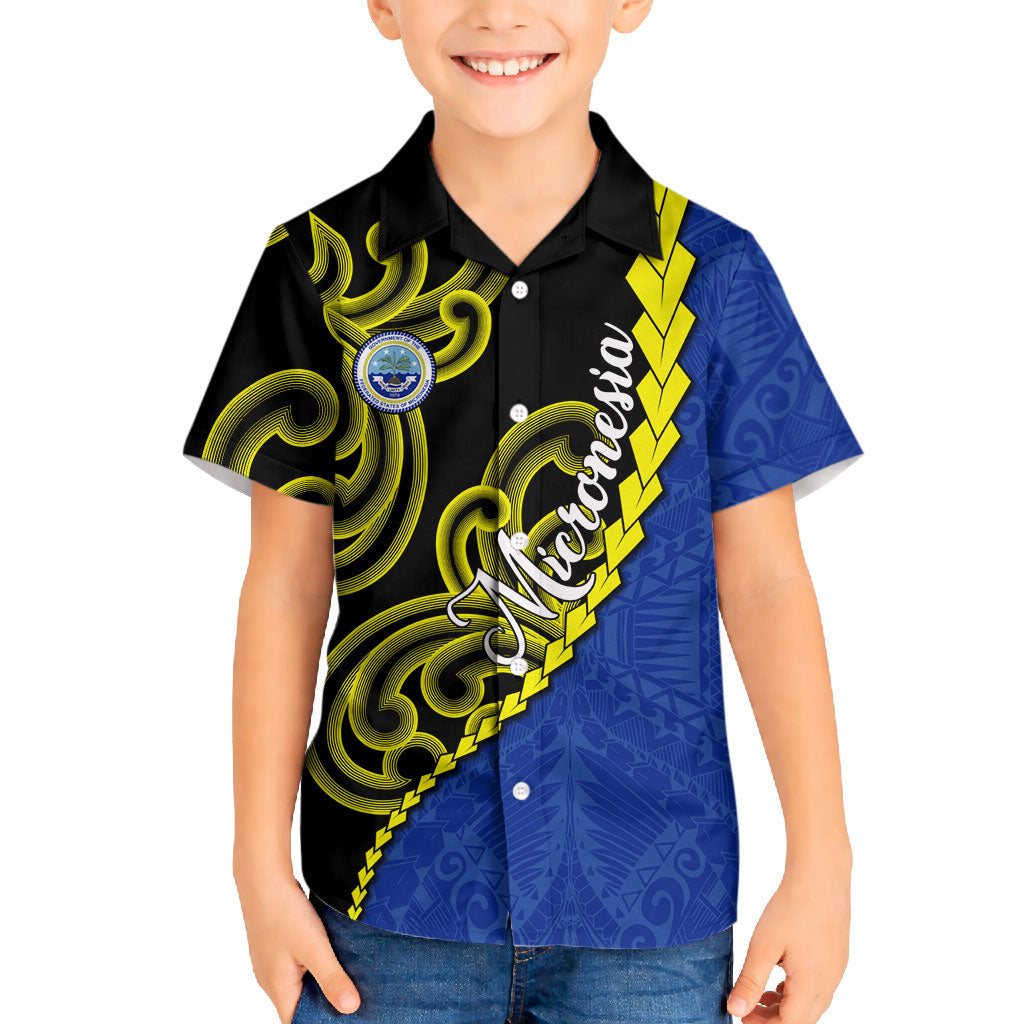 Federated States Of Micronesia FSM Hawaiian Shirt Pacific Islander Tribal Swirl Geometric Pattern TS04 - Polynesian Pride