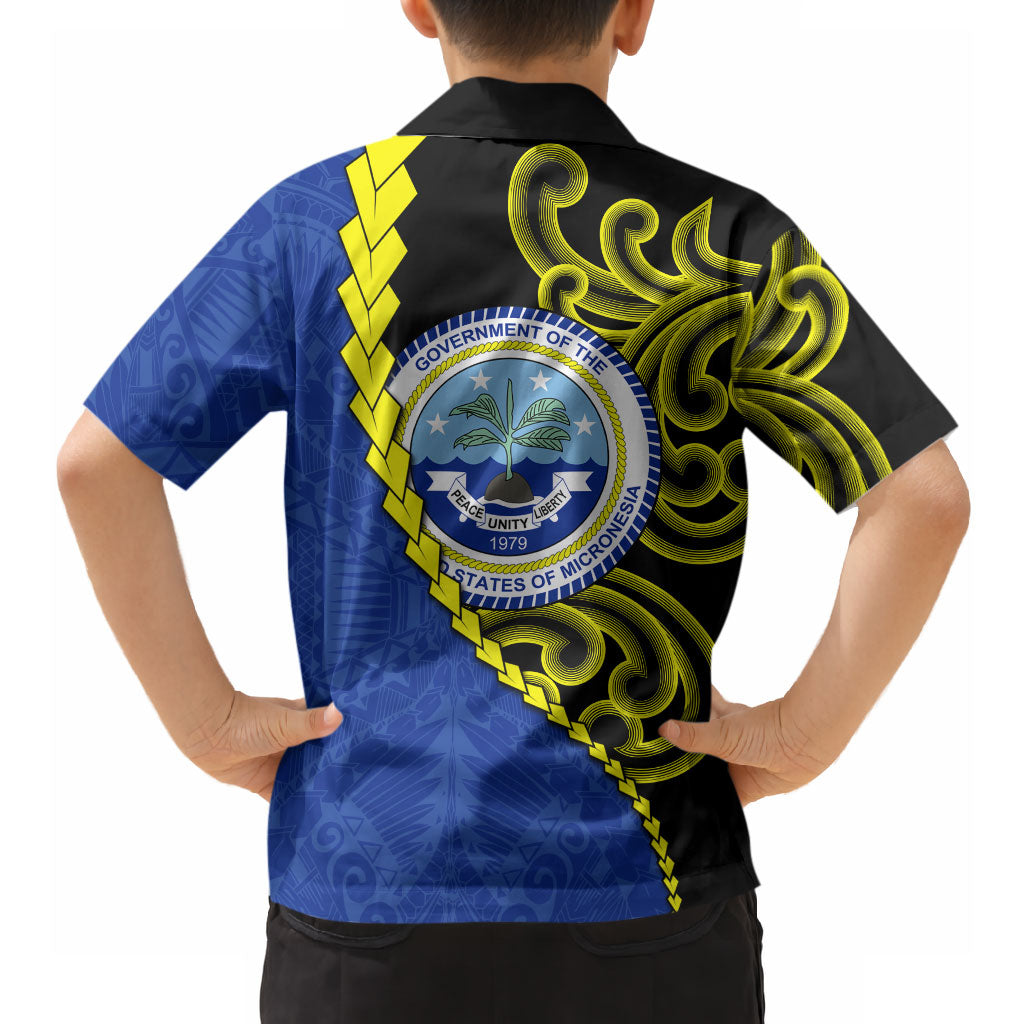 Federated States Of Micronesia FSM Hawaiian Shirt Pacific Islander Tribal Swirl Geometric Pattern TS04 - Polynesian Pride