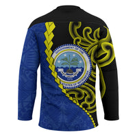 Federated States Of Micronesia FSM Hockey Jersey Pacific Islander Tribal Swirl Geometric Pattern TS04 - Polynesian Pride