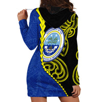 Federated States Of Micronesia FSM Hoodie Dress Pacific Islander Tribal Swirl Geometric Pattern TS04 - Polynesian Pride