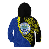 Federated States Of Micronesia FSM Kid Hoodie Pacific Islander Tribal Swirl Geometric Pattern TS04 - Polynesian Pride