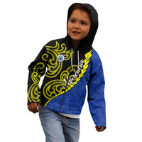 Federated States Of Micronesia FSM Kid Hoodie Pacific Islander Tribal Swirl Geometric Pattern TS04 - Polynesian Pride