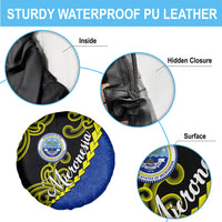 Federated States Of Micronesia FSM Spare Tire Cover Pacific Islander Tribal Swirl Geometric Pattern TS04 - Polynesian Pride