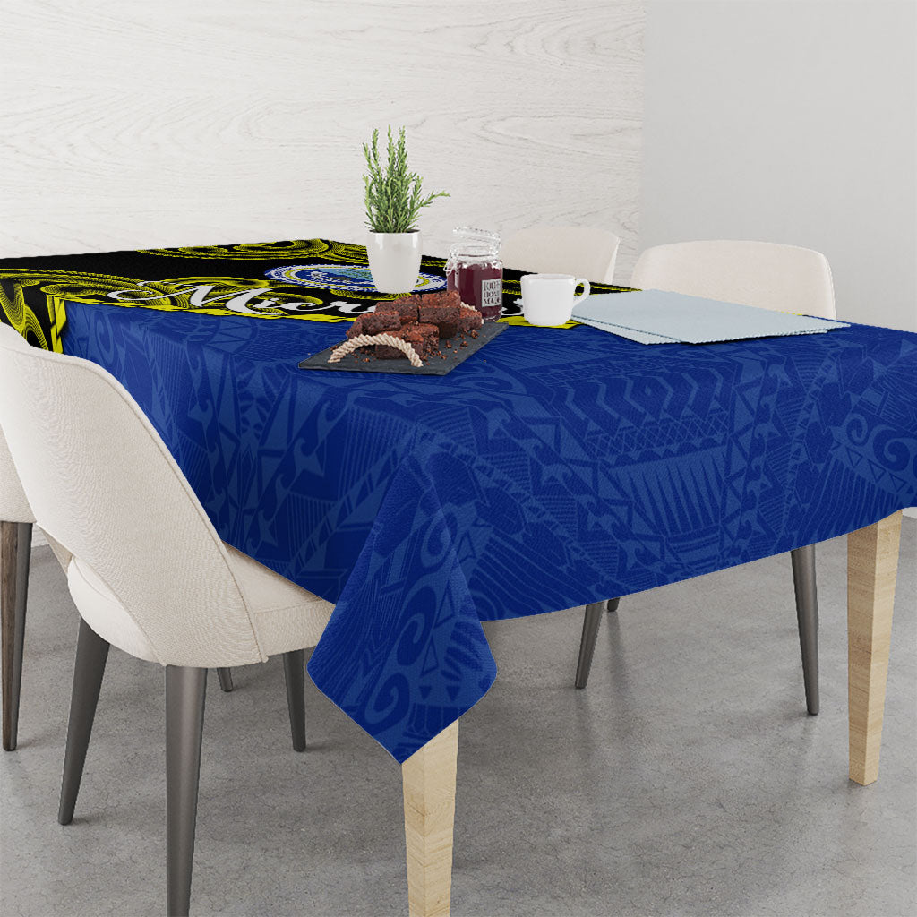 Federated States Of Micronesia FSM Tablecloth Pacific Islander Tribal Swirl Geometric Pattern TS04 - Polynesian Pride