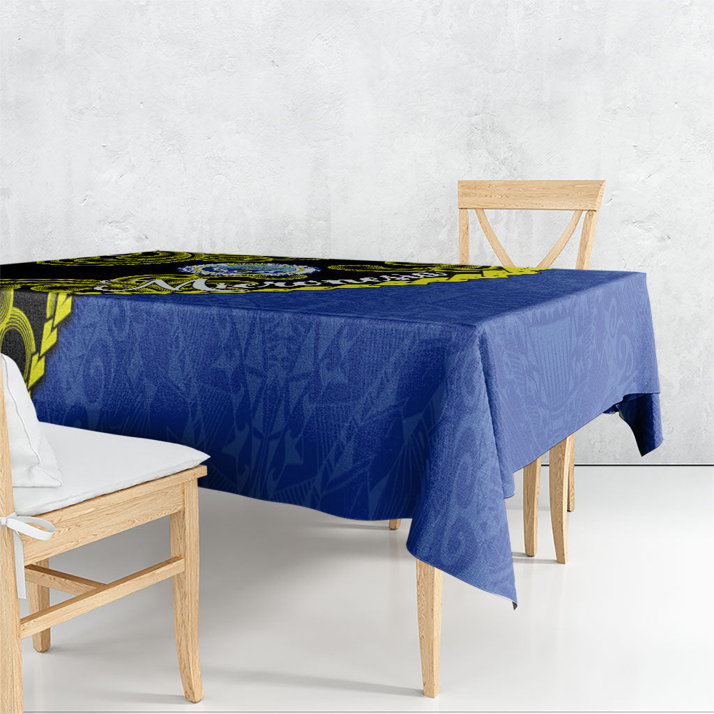 Federated States Of Micronesia FSM Tablecloth Pacific Islander Tribal Swirl Geometric Pattern TS04 - Polynesian Pride
