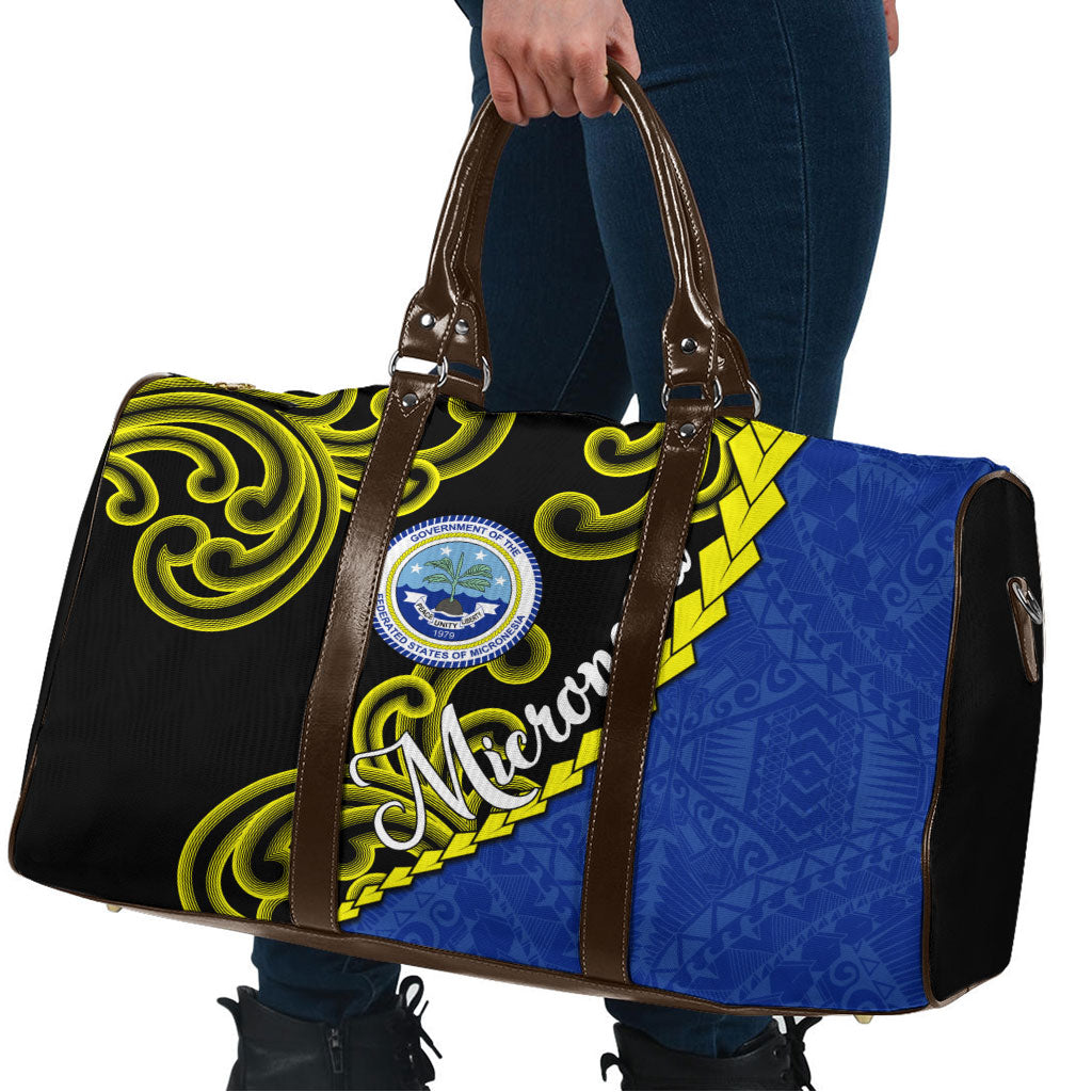 Federated States Of Micronesia FSM Travel Bag Pacific Islander Tribal Swirl Geometric Pattern TS04 - Polynesian Pride