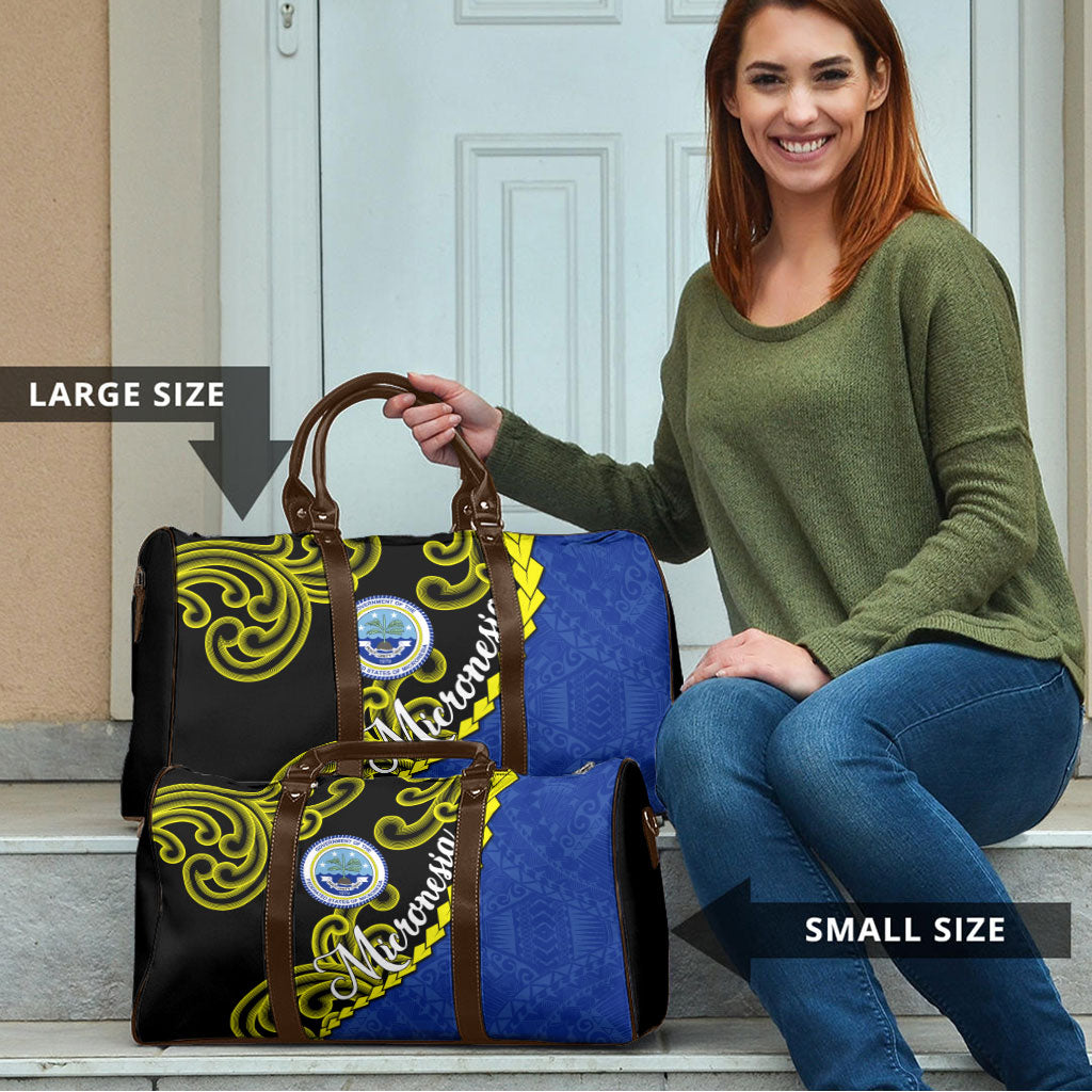 Federated States Of Micronesia FSM Travel Bag Pacific Islander Tribal Swirl Geometric Pattern TS04 - Polynesian Pride