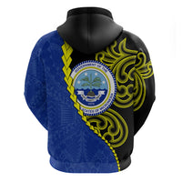 Federated States Of Micronesia FSM Zip Hoodie Pacific Islander Tribal Swirl Geometric Pattern TS04 - Polynesian Pride