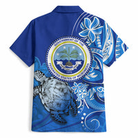 Micronesia Sea Turtle Hawaiian Shirt Federated States Of Micronesia Tribal Floral Pattern TS04 - Polynesian Pride