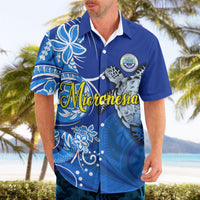 Micronesia Sea Turtle Hawaiian Shirt Federated States Of Micronesia Tribal Floral Pattern TS04 - Polynesian Pride
