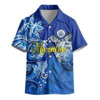 Micronesia Sea Turtle Kid Hawaiian Shirt Federated States Of Micronesia Tribal Floral Pattern TS04 - Polynesian Pride