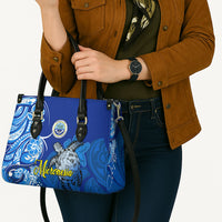 Micronesia Sea Turtle Leather Bag Federated States Of Micronesia Tribal Floral Pattern TS04 - Polynesian Pride