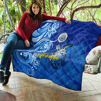Micronesia Sea Turtle Quilt Federated States Of Micronesia Tribal Floral Pattern TS04 - Polynesian Pride