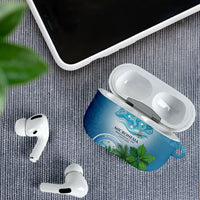 Micronesia Independence Day AirPods Case FSM Patriotic Pacific Island Nan Madol Ruins Seabird Tropical