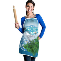 Micronesia Independence Day Apron FSM Patriotic Pacific Island Nan Madol Ruins Seabird Tropical