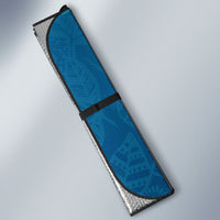 Micronesia Independence Day Auto Sun Shade FSM Patriotic Pacific Island Nan Madol Ruins Seabird Tropical