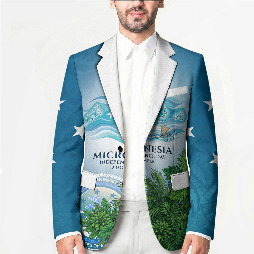 Micronesia Independence Day Blazer FSM Patriotic Pacific Island Nan Madol Ruins Seabird Tropical