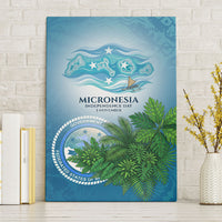 Micronesia Independence Day Canvas Wall Art FSM Patriotic Pacific Island Nan Madol Ruins Seabird Tropical