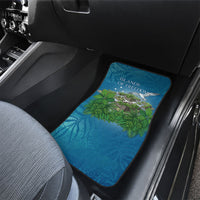 Micronesia Independence Day Car Mats FSM Patriotic Pacific Island Nan Madol Ruins Seabird Tropical
