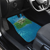 Micronesia Independence Day Car Mats FSM Patriotic Pacific Island Nan Madol Ruins Seabird Tropical