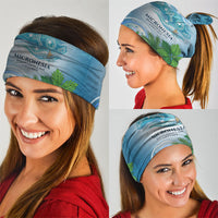 Micronesia Independence Day Neck Gaiter FSM Patriotic Pacific Island Nan Madol Ruins Seabird Tropical