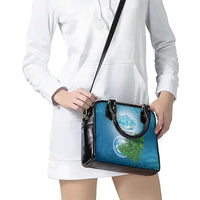 Micronesia Independence Day Shoulder Handbag FSM Patriotic Pacific Island Nan Madol Ruins Seabird Tropical