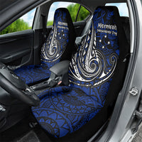 Micronesia Independence Day FSM Car Seat Cover Tribal Tattoo Pattern Flag Seal Heritage