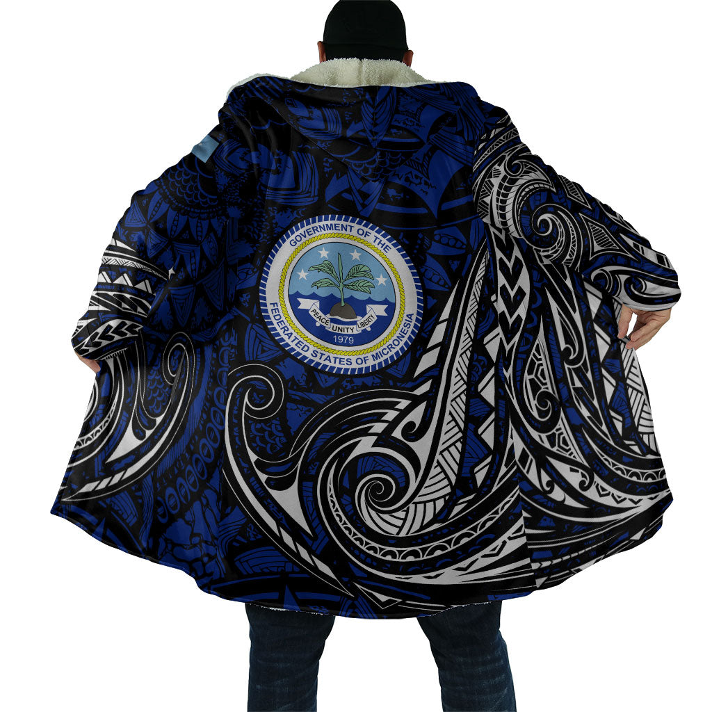 Micronesia Independence Day FSM Cloak Tribal Tattoo Pattern Flag Seal Heritage