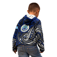 Micronesia Independence Day FSM Kid Hoodie Tribal Tattoo Pattern Flag Seal Heritage