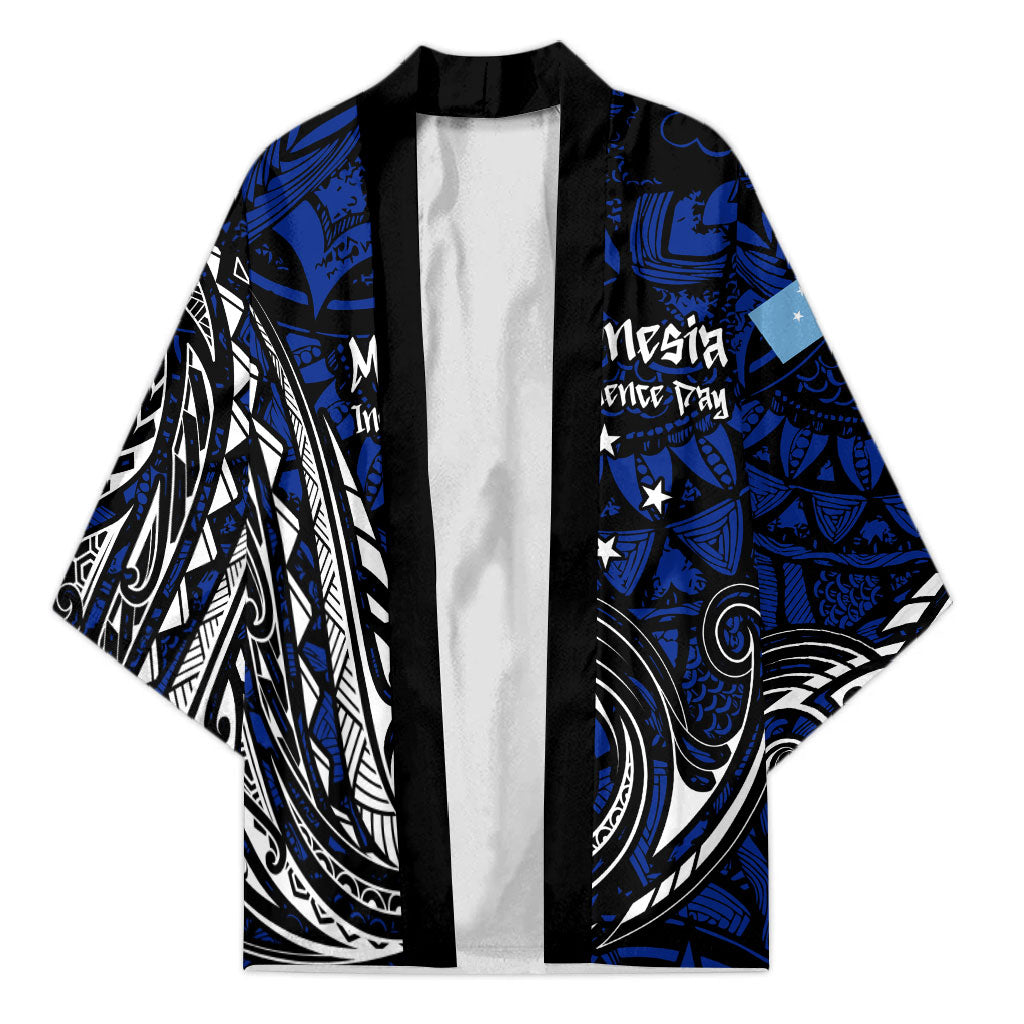 Micronesia Independence Day FSM Kimono Tribal Tattoo Pattern Flag Seal Heritage