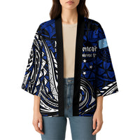 Micronesia Independence Day FSM Kimono Tribal Tattoo Pattern Flag Seal Heritage