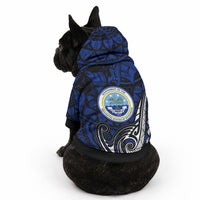 Micronesia Independence Day FSM Pet Hoodie Tribal Tattoo Pattern Flag Seal Heritage