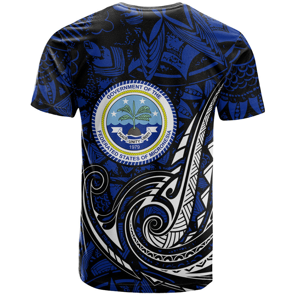 Micronesia Independence Day FSM T Shirt Tribal Tattoo Pattern Flag Seal Heritage
