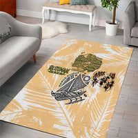 Rotuman Culture Island Pride Area Rug Traditional Polynesian Tribal Pattern With Island Map TS04 - Polynesian Pride