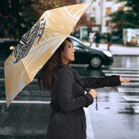 Rotuman Culture Island Pride Umbrella Traditional Polynesian Tribal Pattern With Island Map TS04 - Polynesian Pride