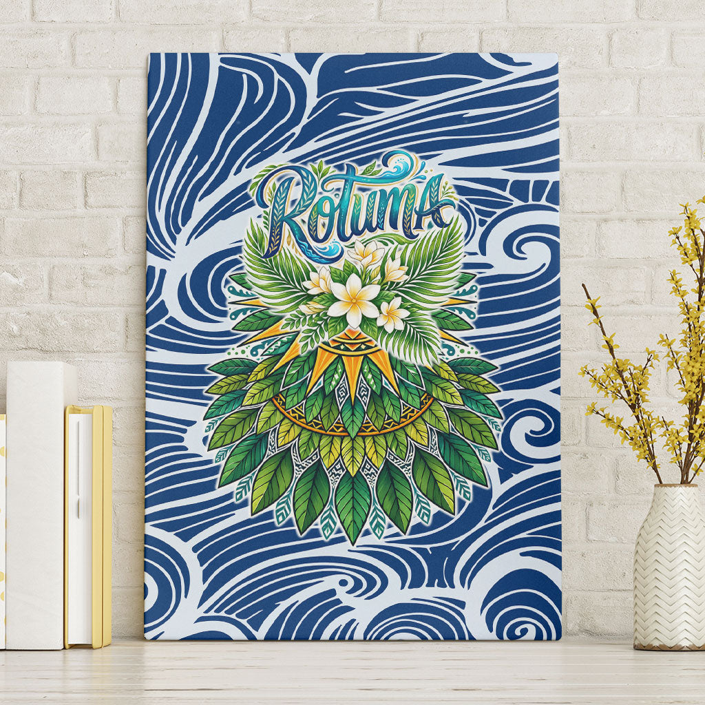 Rotuma Fiji Island Pride Canvas Wall Art Ocean Wave Coral Reef Marine Life Tribal Tattoo