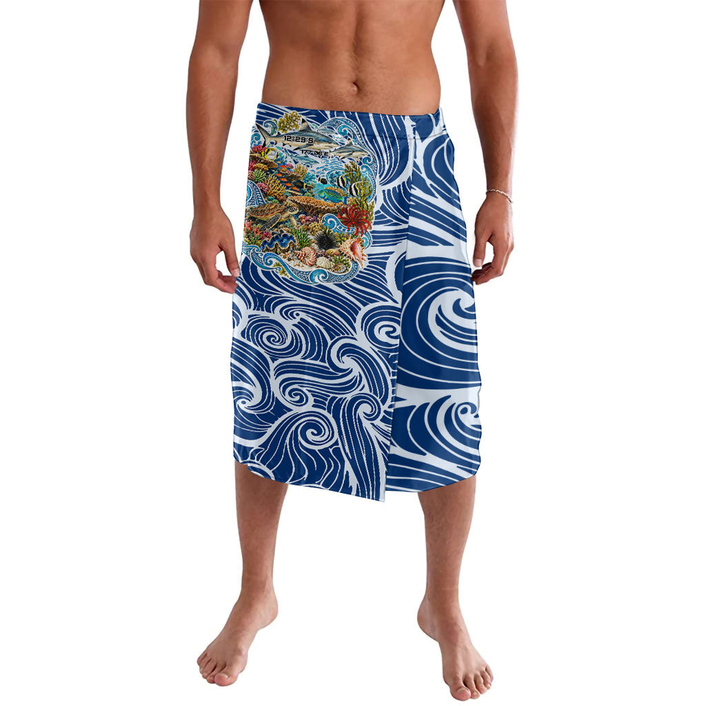 Rotuma Fiji Island Pride Lavalava Ocean Wave Coral Reef Marine Life Tribal Tattoo