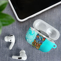 Floating Future Saving Tuvalu AirPods Case Ocean Blue Pacific Polynesian Cultural Art Marine Wildlife TS04 - Polynesian Pride