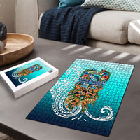 Floating Future Saving Tuvalu Puzzle Ocean Blue Pacific Polynesian Cultural Art Marine Wildlife TS04 - Polynesian Pride