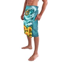 Personalized Hawaii 60th Birthday Eagle Lavalava Tropical Sunset Beach Hibiscus Ocean Wave TS04 - Polynesian Pride