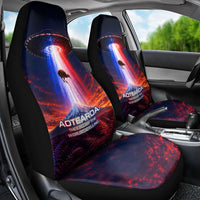 New Zealand Aotearoa Kiwi UFO Car Seat Cover Sci-Fi Galaxy Sunset Sky Tower And Mountain TS04 - Polynesian Pride