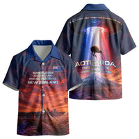 New Zealand Aotearoa Kiwi UFO Kid Hawaiian Shirt Sci-Fi Galaxy Sunset Sky Tower And Mountain TS04 - Polynesian Pride