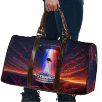 New Zealand Aotearoa Kiwi UFO Travel Bag Sci-Fi Galaxy Sunset Sky Tower And Mountain TS04 - Polynesian Pride