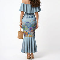 Fiji Taveuni Rainbow Reef Mermaid Dress Scuba Diver Vibrant Undersea Coral Garden Watercolor TS04 - Polynesian Pride