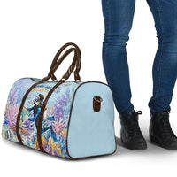 Fiji Taveuni Rainbow Reef Travel Bag Scuba Diver Vibrant Undersea Coral Garden Watercolor TS04 - Polynesian Pride